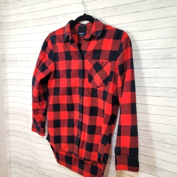 MADEWELL BUFFALO PLAID FLANNEL SZ XS - Picture 2 of 9